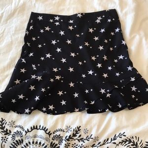 Black with Star Skirt